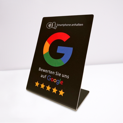 NFC-Aufsteller: Mehr Google-Bewertungen in nur 5 Sekunden