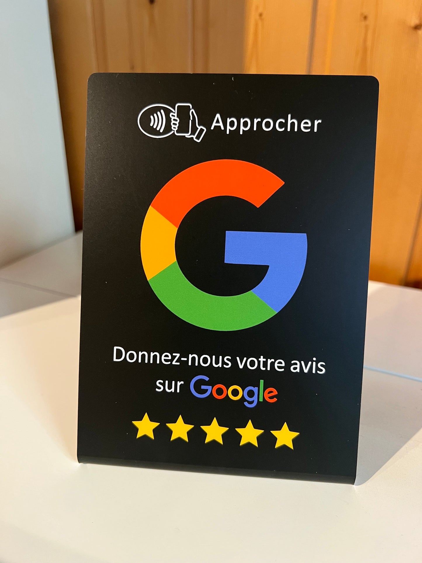 Présentoir NFC: Obtenez plus d’avis Google en seulement 5 secondes