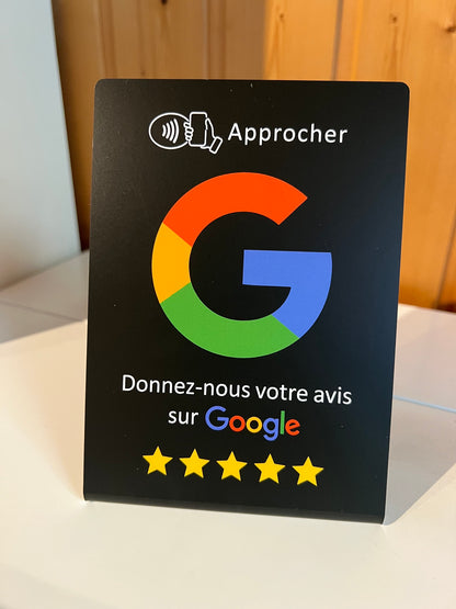 Présentoir NFC: Obtenez plus d’avis Google en seulement 5 secondes